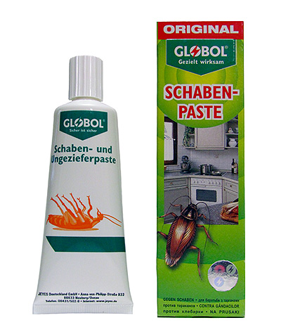 One drop of Globol gel can poison up to 500 cockroaches
