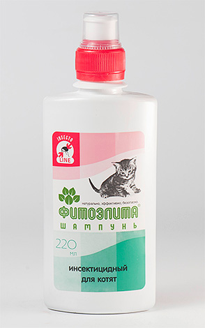 Flea shampoo for kittens Phytoelite