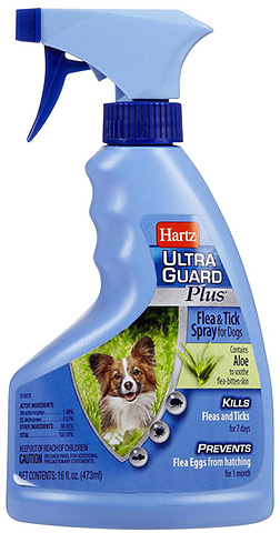 Hartz aerosoler är kända för sin säkerhet för hundar.