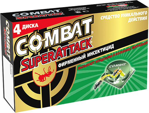 Εντομοκτόνο παγίδα ενάντια στα μυρμήγκια Combat SuperAttack