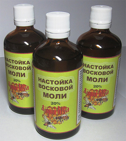 Often the bee moth tincture is prepared and sold by the beekeepers themselves.