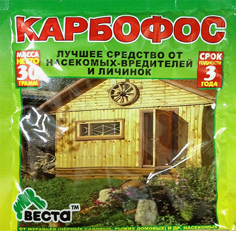 Karbofos successfully used in agriculture to combat insect pests