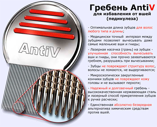 AntiV Lice Comb