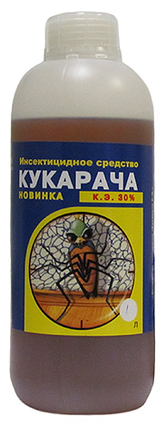 The average price for a remedy for bedbugs Kukaracha is about 170 rubles for 50 ml and 1,500 rubles for 1 l
