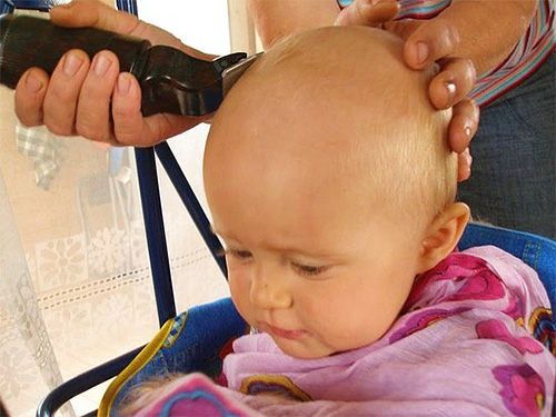 Efter behandling av huvudet är löss bäst att skära barnet skallet. Visst är den här metoden inte särskilt lämplig för tjejer.