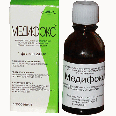 Means for lice Medifox