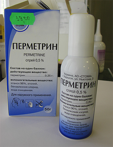 Sprays, which include permethrin, very effective in the fight against lice