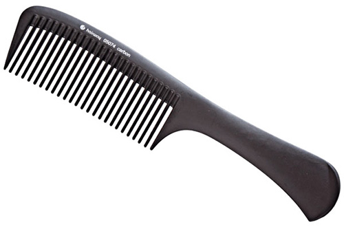 A regular comb is not at all suitable for combing lice and especially nits - the distances between the teeth are too large.