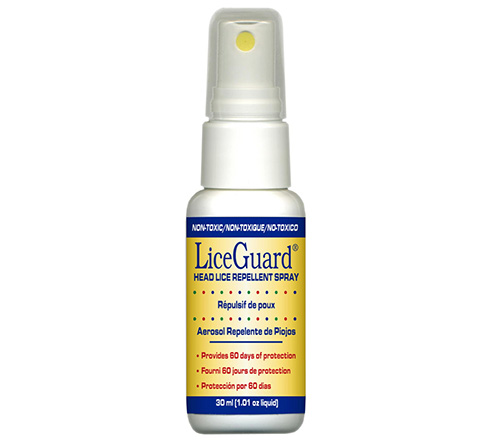 When using LiceGuard spray against lice, avoid getting it in your eyes.