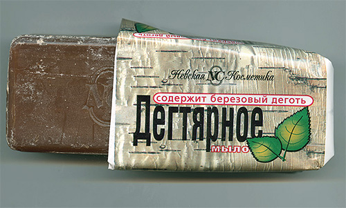 Tar soap - although outdated, but popular with people lice control