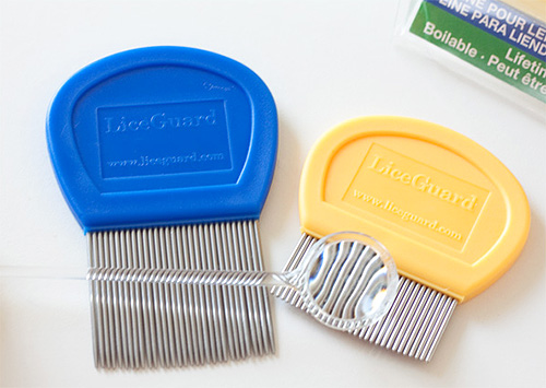LiceGuard comb has special notches on the teeth for better grip nits.