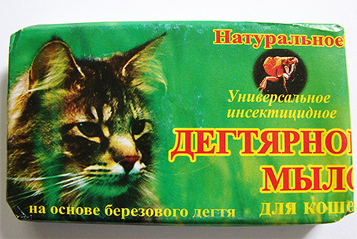 Folk remedies for fleas like tar soap better to combine with modern insecticidal preparations