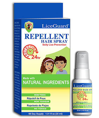LiceGuard Lice Spray is safe and suitable for children.