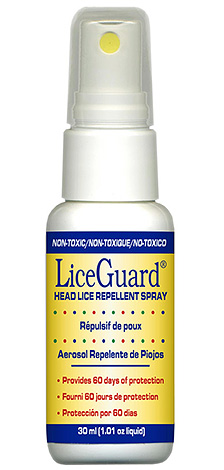 Spray lice spray penetrates well into the hair