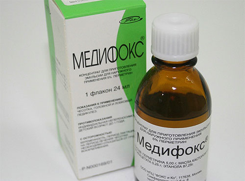 Concentrate for the preparation of emulsion from lice Medifox