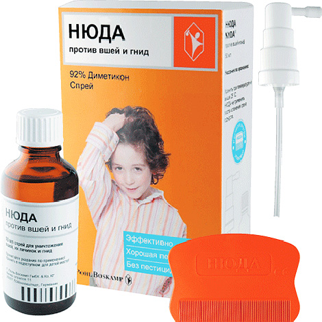 It is well suited for the destruction of lice in children, because it does not contain insecticides