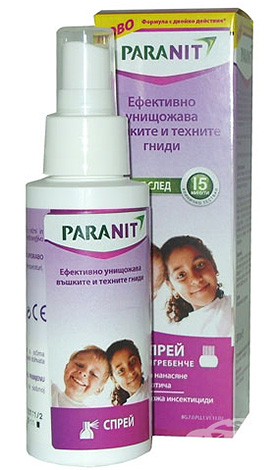 Spray Paranit has a natural composition