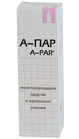 A-Par aerosol used against lice