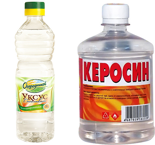 Lice products - kerosene and vinegar - which are popular among grandmothers, should be used very carefully.