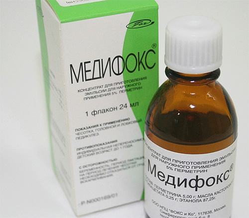 Medfox is a serious medicine for lice, and it is used mainly in special facilities.