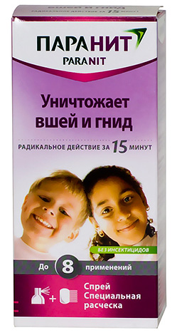 Shampoo for lice and nits Paranit is completely safe for children.