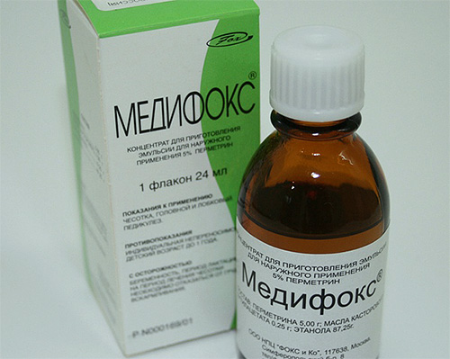 Concentrates like Medifox require dilution with water according to the instructions.