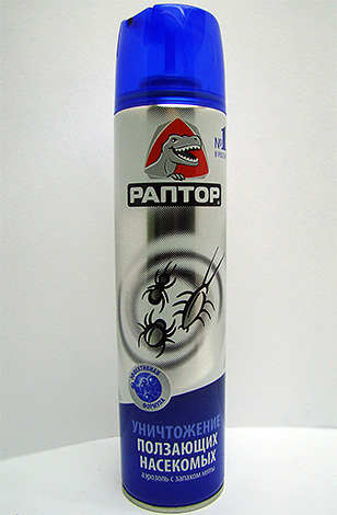 Sprej Raptor aerosol plazící se od hmyzu - účinný včetně chyb
