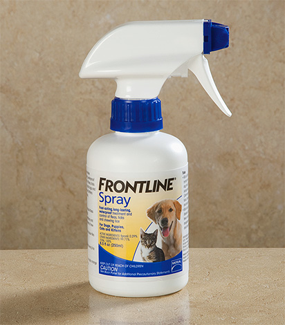 Frontline flea spray för hundar och katter