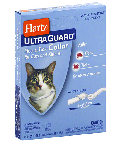 Hartz cat collar for fleas and ticks