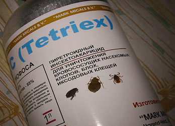 Tetrix je profesionální odpuzovač hmyzu a má velmi nepříjemný zápach.