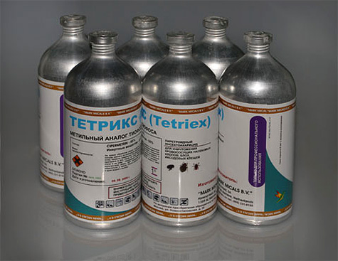 Means Tetriks is more suitable for use by professional pest control, as it has increased toxicity to humans.