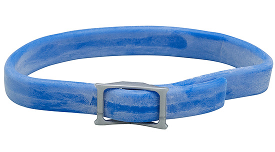 Anti-flea collars help protect a pet from re-infection by parasites.