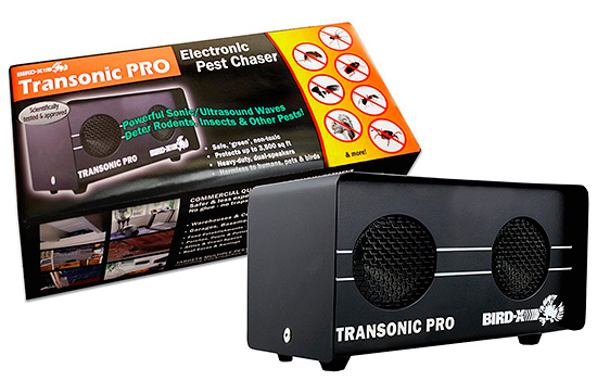 Repeller of birds, insects and rodents Bird-X Transonic Pro