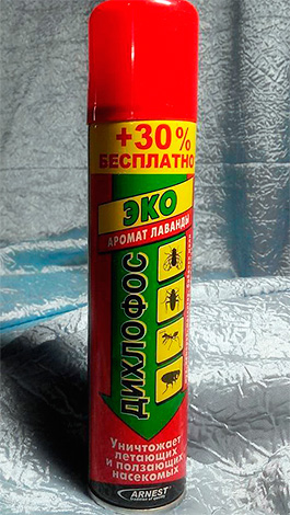 Aerosol remedy for flying and crawling insects Dichlorvos Eco.