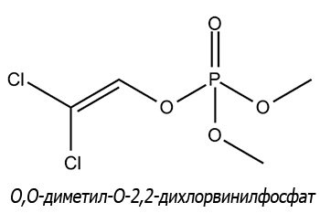 Dimethyldichlorfenylfosfát (zkráceně dichlorvos)