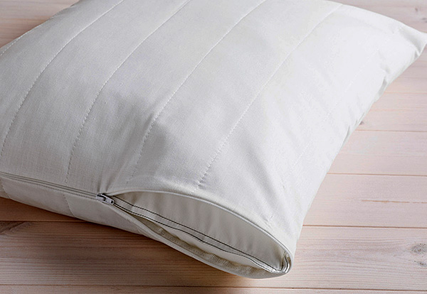 It is convenient to use special pillow cases impenetrable for mite allergens.