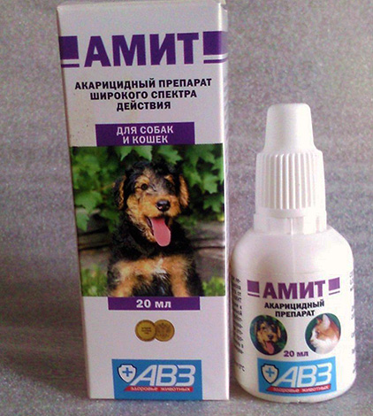 Amit ear drops for dogs and cats