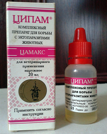 A comprehensive drug to combat ectoparasites of animals Tsipam.