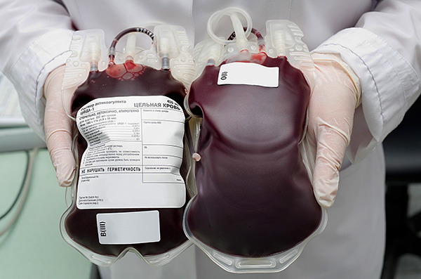 Immunoglobulin erhålls från donatorernas blodplasma.